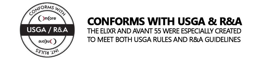 Oncore conforms with usga and r and a